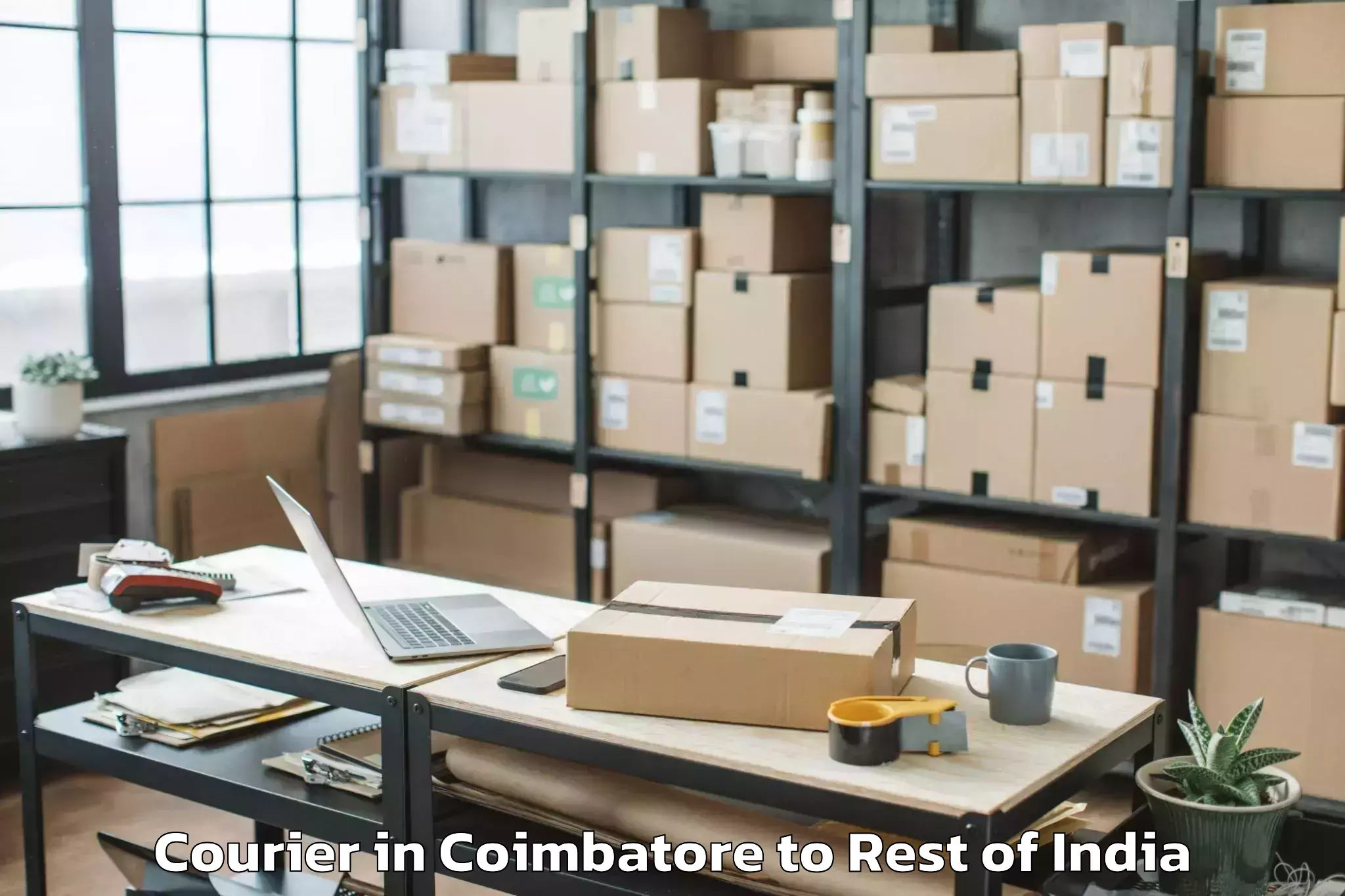 Quality Coimbatore to Pokhribong Khasmahal Courier